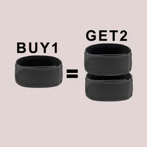 2-Pack Black Unisex Elastic Outdoor Velcro Belt Waist For Both Sides | Breathable Buckle-Free Design | Convenient & Comfortable 2025 new year gift pant accessory mothers day gift for wife