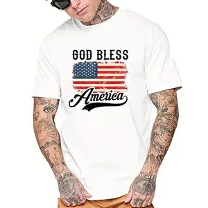 Unisex Casual Loose-Fit Fashionable Multi-Color Printed Crew Neck Short-Sleeve Trendy T-Shirt for Summer