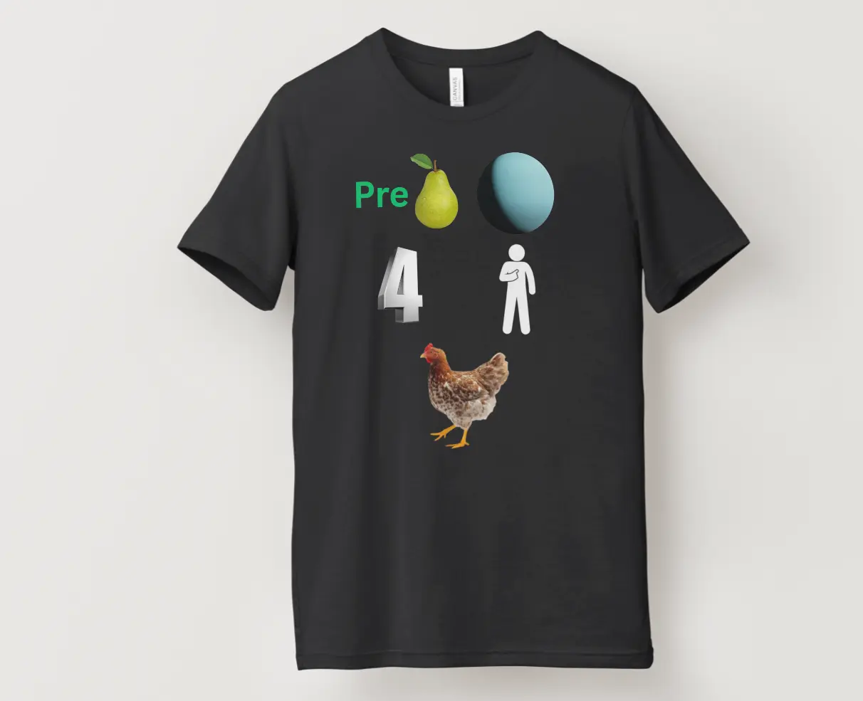 Men's Relaxed Fit Casual Round Neck Short-Sleeve Prepare For Chicken Graphic Tee - Funny TikTok Brainrot Meme Menswear, Black/Red Streetwear, Gen Z Humor, Chronically Online Viral Design, Sizes S-M-L-XL-XXL