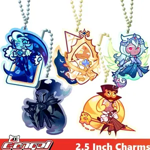 Cookie Run  Colored Acrylic Keychains Gifts for fans