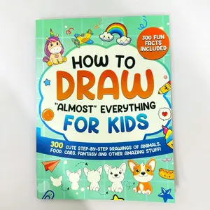 300 fun facts + 300 step-by-step drawings 🎨 The only book your kid needs to learn how to draw (almost) everything!