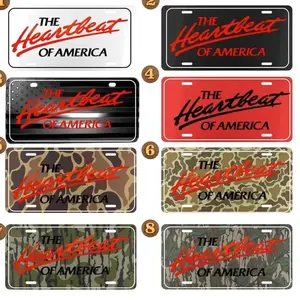 Chevy The Heartbeat Of America Camo License Plates Collection, Camouflage Car Accessory, Gifts for Him, Hunting, Tag for Car, Truck