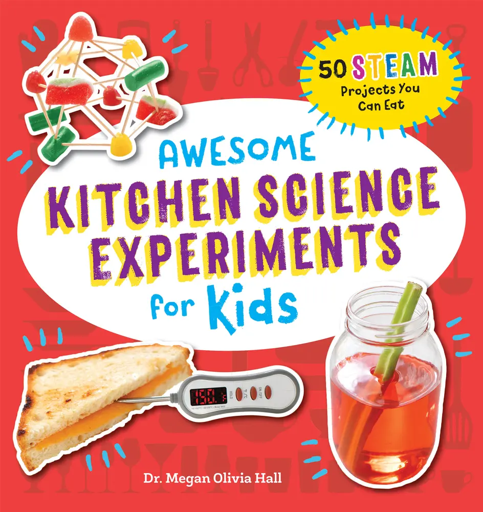 USED Book - Awesome Kitchen Science Experiments for Kids: 50 Steam Projects You Can Eat! by Hall, Megan Olivia, PhD Med (Paperback) - english