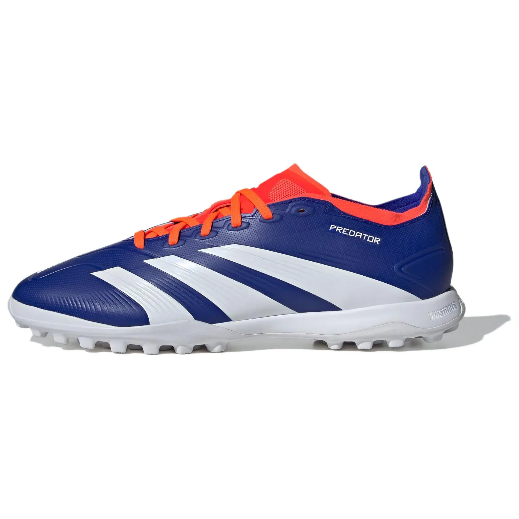 Adidas Predator League Turf Lucid Blue Cloud White Solar Red Versatile Comfort Soccer Cleats Unisex ID0910