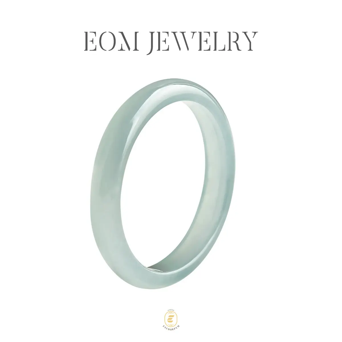 Random Color Ice-Glaze Serenity Jadeite Ring Icy Translucent Minimalist Stackable Statement Jewelry Wedding Engagement Anniversary Valentine's Day Birthday Gift Daily Wear