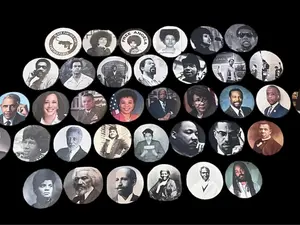 Pinback Button Civil Rights & Political African American Icons - 2.25"
