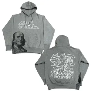 Trendy S-DL Gray Hoodies, Streetwear Hooodie, Hip Hop Outfit, Outdoor Wear Daily Wear For Men, Designer Clothing, Gift for him for her, Birthday's gift