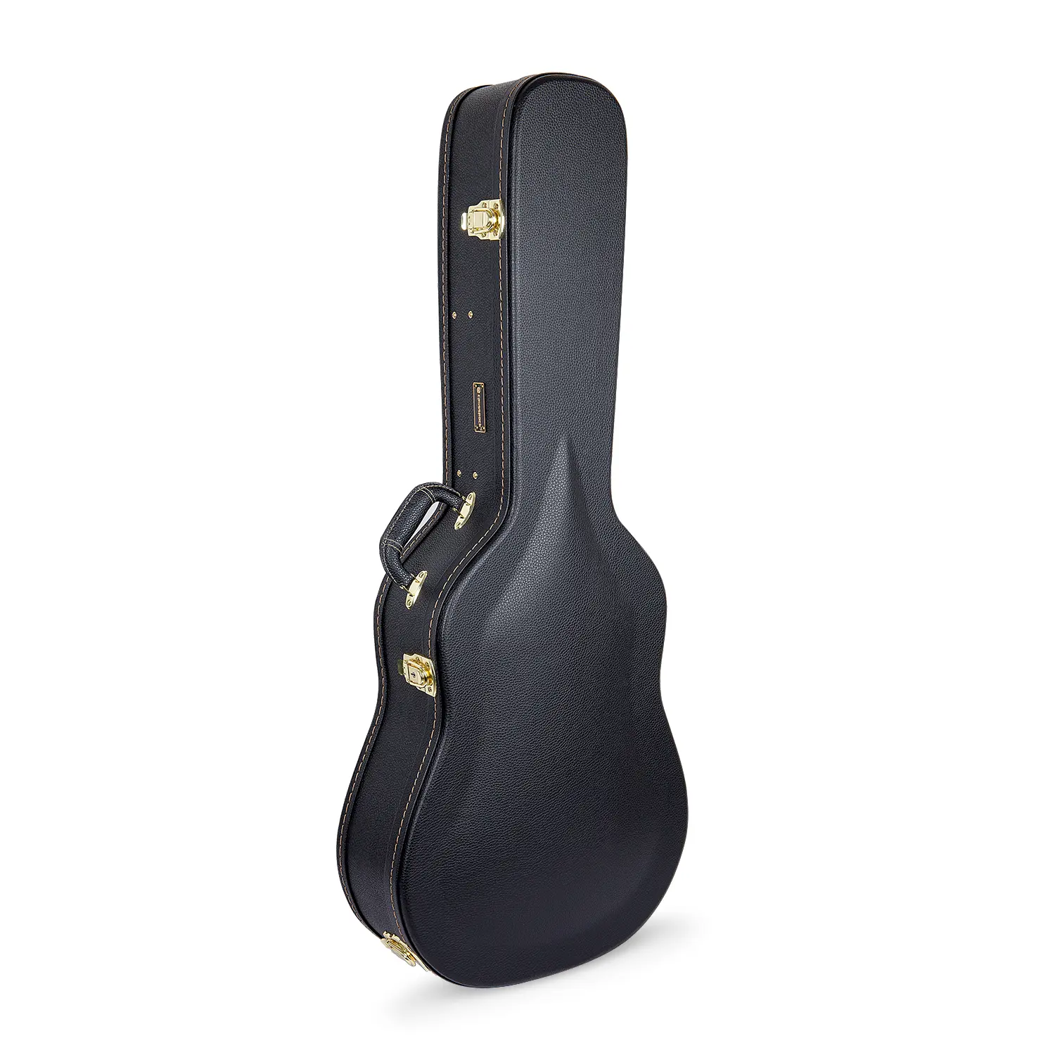 Crossrock Acoustic Dreadnought Guitar Case, Arch-top Wooden Hard Shell