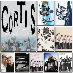 Cool Kpop C-cortis Poster Sticky Wall Art Printing Waterproof Modern Aesthetic Home Living Bedroom Decor Trendy Room Decoration Gift Durable High Quality