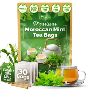 TOG999, Premium Moroccan Mint Green Tea | 30 Tea bags | Traditional Green Tea with Spearmint – Refreshing Flavor, Premium Quality Herbal Blend. Gluten-Free. Vegan