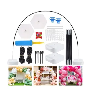 Balloon Arch Kit 10FT x 9FT Adjustable Stand with Base – Backdrop Frame for Father’s Day, Wedding, Baby Shower, Birthday Party Decor Garland