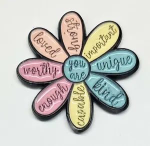 You Are Daisy Enamel Magnetic Needle Minder ~ Needle Keeper - Cross Stitch Embroidery Needlepoint Sewing Accessory Notion