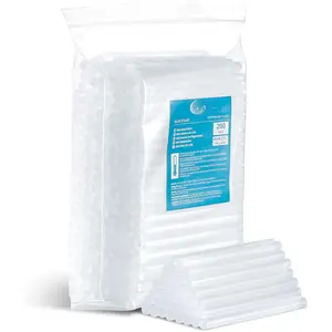 Mini Glue  Sticks,  200 count Clear Mini Glue Sticks, 0.27" Diameter and 4" Long Hot Melt Glue Sticks - Compatible with  Mini Glue