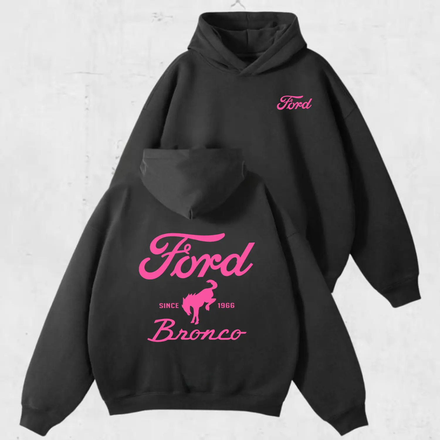 Vintage Ford Bronco Pink Since 1966 Hoodie, Sweatshirt, T-shirt Retro Off Road Racing Graphic, Racing Fans, Menwear Outfit Daily, Gift For Men Husband, Father's Day Shirt