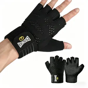 Workout gloves are unisex, with thickened non-slip padding on the palms, suitable for strength training, yoga, home fitness, breathable outdoor cycling and weightlifting gloves