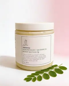 Magnesium + Moringa Whipped Body Butter – Muscle Recovery & Deep Hydration