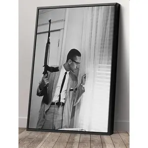 Poster Malcolm X Wall Art Print High Quality Easy To Hang No Frame Decor.Suitable for wall art decoration in home living rooms, bedrooms and offices..