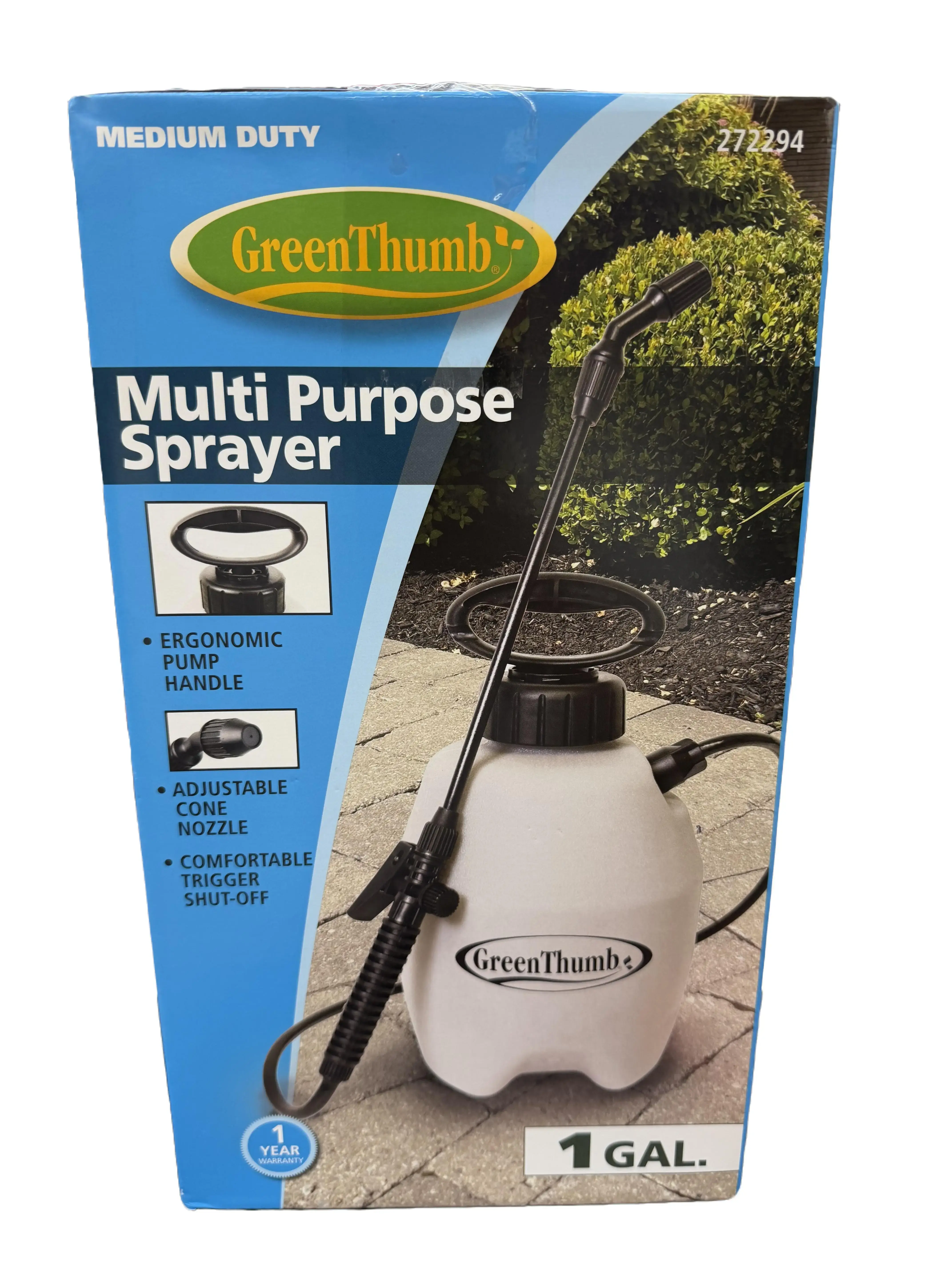 1 Gal Multi-Purpose Sprayer - Home Improvement, Garden Maintenance, Pest Control Tool