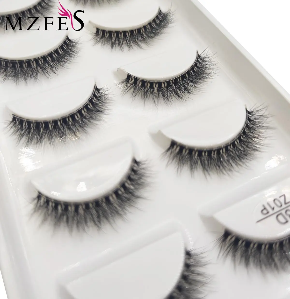 5 Pairs Transparent 3D Mink Eyelashes Natural Clear False Eye Lashes Soft Invisible Eyelash Wispy Makeup Faux Cils H13 X08 2026 New