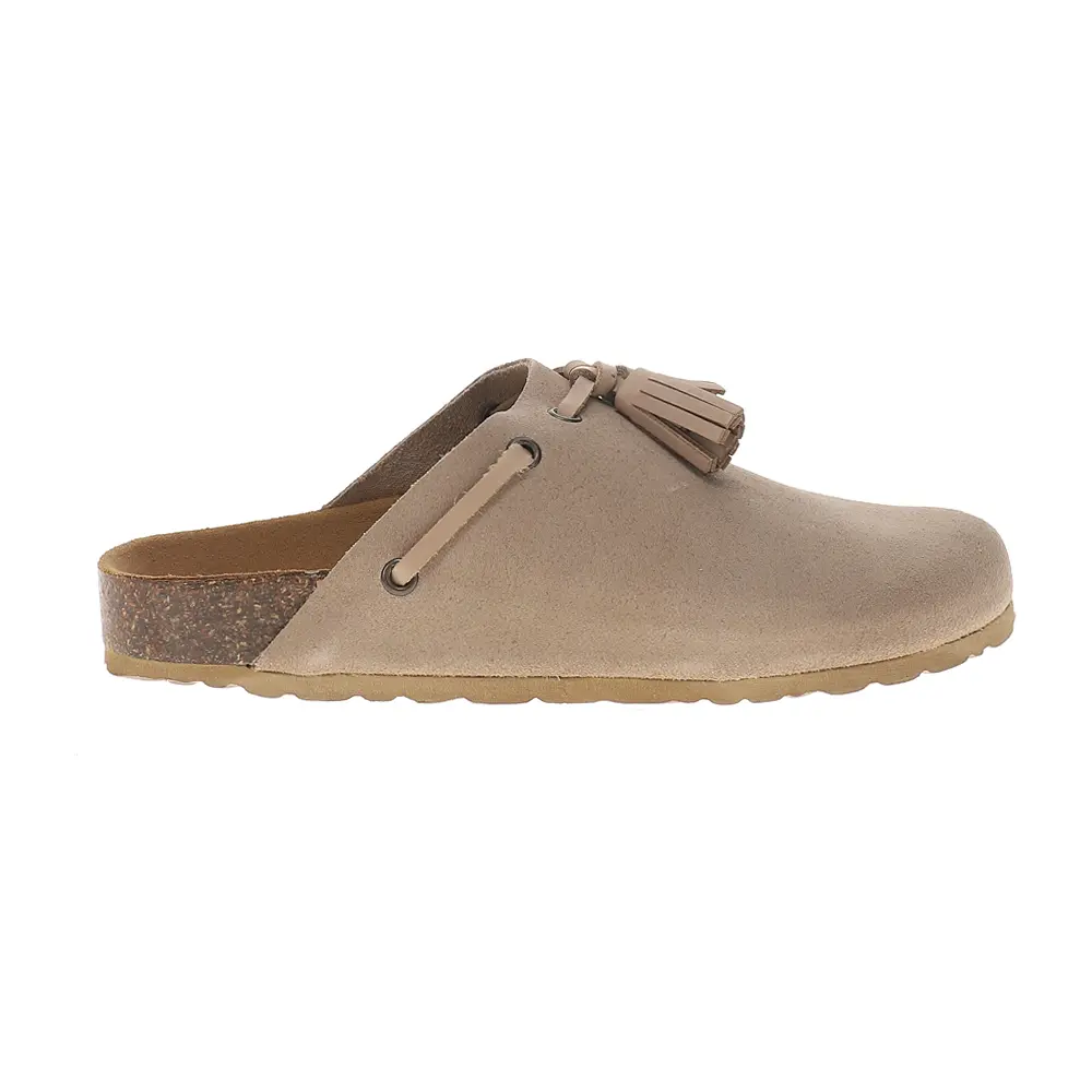 Seychelles Womens Windswept Tassle Clogs Casual - Beige Seychelles Womens Windswept Tassle Clogs Casual - Beige