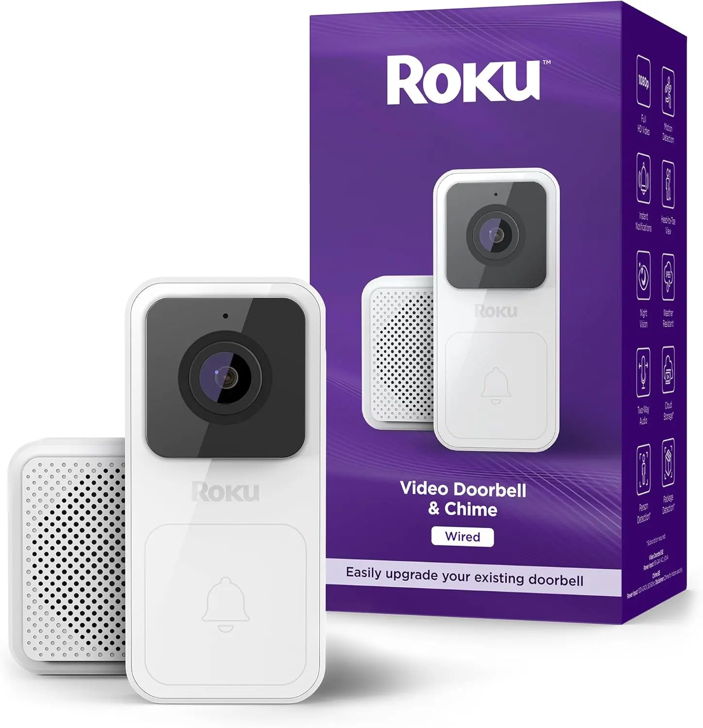 Wireless Smart Doorbell, Home Improvement Security Device with Motion Detection, Easy Installation