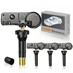 TPMS Jeep 433MHz Pre-Programmed Tire Pressure Monitoring Sensor Compatible with Grand Cherokee 2010 2011 2012 2013 2014 2015/OE#56029398AB.56029398AA.(Set of 4) Tire Pressure Sensor