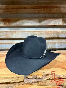 Rodeo King 10X Beaver Felt Hat Regular Crown Black
