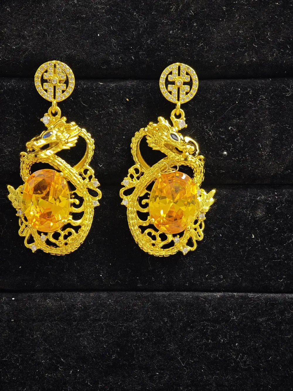 Yvon(10923)gc.dragon earring