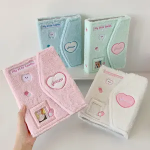 Style Photo Album Cover Shell, Photo Strip Album, Plush Envelope Storage Book, Star Card 4 Grid Holder, Instant Film Scrapbook, Memorial Card Organizer