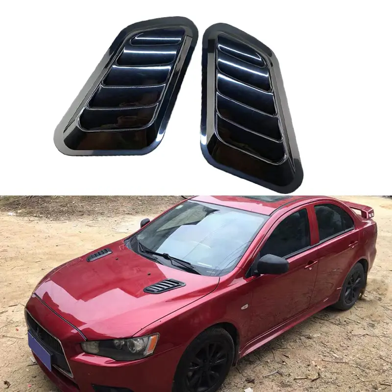 New leaf-shaped car exterior fake air outlet cover hood decorative air outlet modified air vent Car Accessories