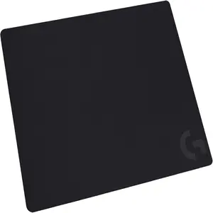 Logitech G240 Cloth Gaming Mouse Pad, Optimized for Gaming Sensors, Moderate Surface Friction, Non-Slip Mouse Mat - Black Black M Cloth Standard