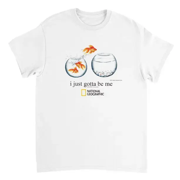 I Just Gotta Be Me Goldfish T-Shirt, Animal Tee, Gifts Shirt, Unisex Vintage Graphic Tees Gothic Grunge Y2k Emo Scene Amity Affliction