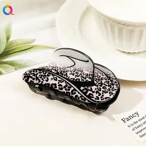 Faded Cheetah Cowboy Hat Western Claw Clip