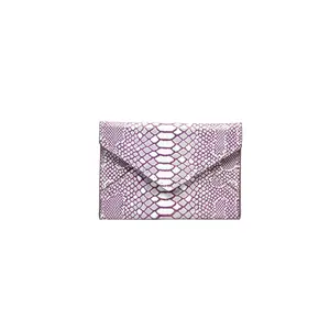 Vesper Embossed Mini Card Case/Magenta