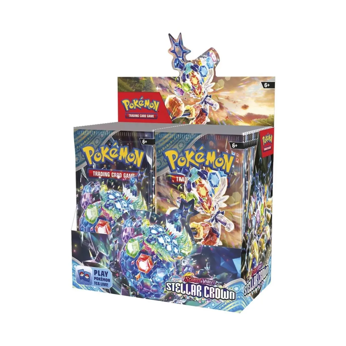 36X STELLAR CROWN BOOSTER PACKS OR SEALED BOX