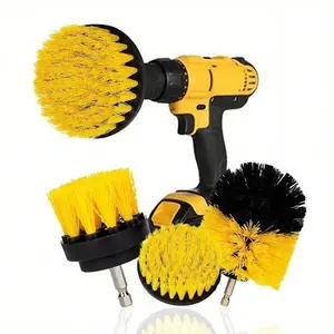 Car Cleaning Brush Set, Electric Drill Brush Attachment Set, Car Tire Cleaning Brush, Car Wheel Brush, Furniture Cleaning Brush, Toilet Brush, Car Wash Accessories, Power Scrubber, Cleaner, Household Items, Car Cleaning Tool