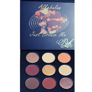 Rich Glamour Cosmetics Just Bronze Me Palette - Matte, Creamy, Mettalic, Satin, Glitter