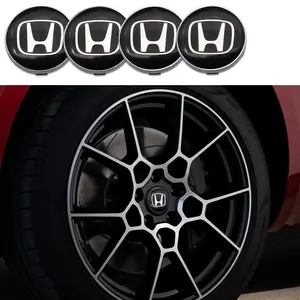 Honda Wheel HUB Center Cap Decorative Stickers, Waterproof and Scratch-Resistant for Fit / Lingpai / Guandao Models
