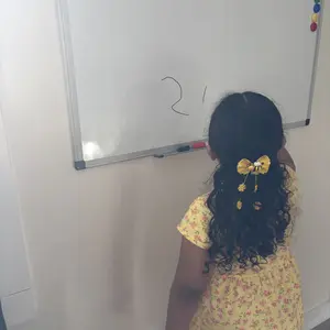 Magnetic White Board Kit for Wall 36" x 24"，1 Dry-Erase Eraser&2 markers Markers&4 Magnetic Pins, Sliver Reinforced Aluminum Frame