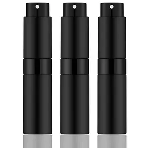 LMMAKE 8ml Refillable Perfume Spray Bottle Leak-proof Portable Design with Fine Mist Nozzle Ideal for Travel Gym Sessions or On-the-Go Use Compact Aluminium Makeup Cosmetic Atomizer