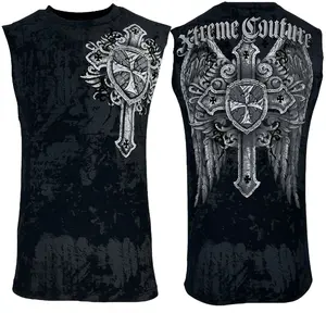 Xtreme Couture By Affliction Men's Muscle T-shirt Tank Top Ragged Faith