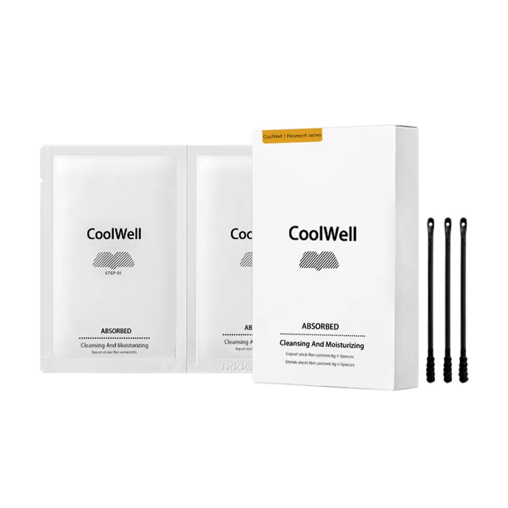 Gentle blackhead nose strips for daily cleansing of the skin on your nose; apply the nose strip