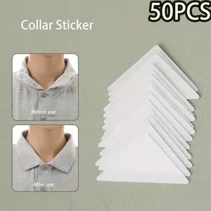 10/20/30/50pcs Triangle Collar Sticker, Fixed Shirt Collar Sticker for Men