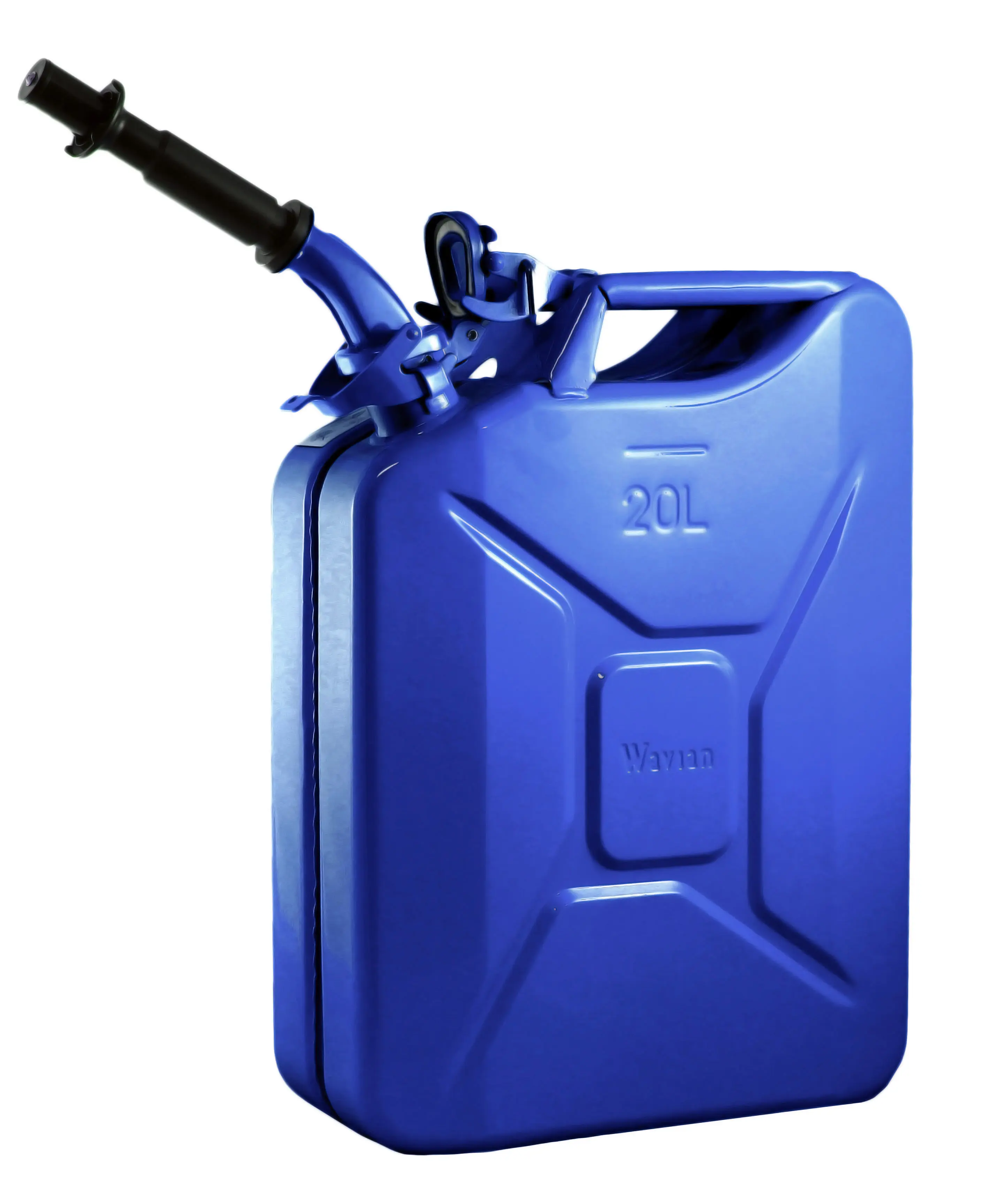 Wavian USA Authentic NATO Jerry Can - 20L Blue - EPA & CARB Compliant ...