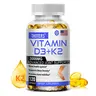 Vitamin D3 + K2 Health Supplement,Support Bone Health,120 Capsules