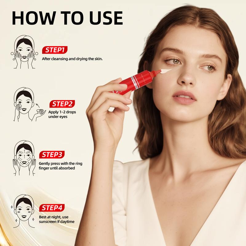 loreal revitalift triple Redcool Caffeine Eye Serum for Dark Circles & Puffiness - Anti-Wrinkle, Firming & Smooths Fine Lines - Retinol Under Eye Serum Treatment  power  eye  cream