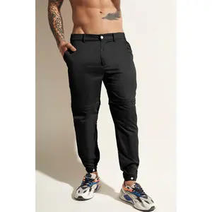 Black Convertible Trouser/ Short