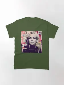 Marilyn Monroe Abstract Collage - Vanguerati T shirt ~ Unisex Apparel Relaxed Fit Printed In The Usa Clothing