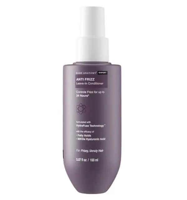 Bare Anatomy Anti Frizz Leave In Conditioner | Deep Conditioned Frizz Controlled Hair For 24 hrs | For Dry & Frizzy Hair | For Women and Men | Get Smoother, Healthy & Glossy Hair | 150ml