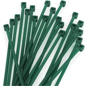 Green Zip Ties 6 Inch 100PCS Plastic Wire Ties Heavy Duty Self Locking Cable Ties Nylon Cable Ties Decoration Tie Wraps Premium Plastic Wire Ties for Indoor and Outdoor